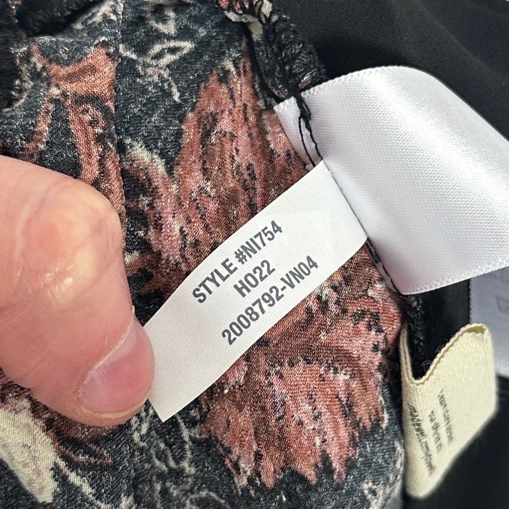 Madewell Dark Floral Wide Leg Jumpsuit Ruffle Womens Size 3X NEW Pampas Blooms - Picture 11 of 16